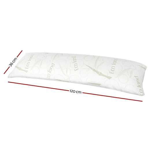 Giselle Body Support Pillow Bamboo Cover Long Full Cushion